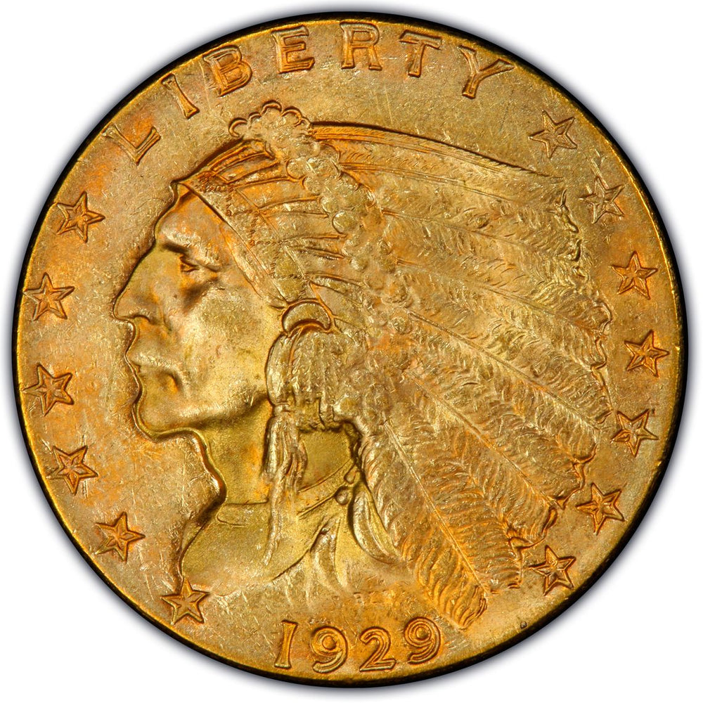 
                  
                    1929 $2.50 Indian Gold MS PCGS
                  
                