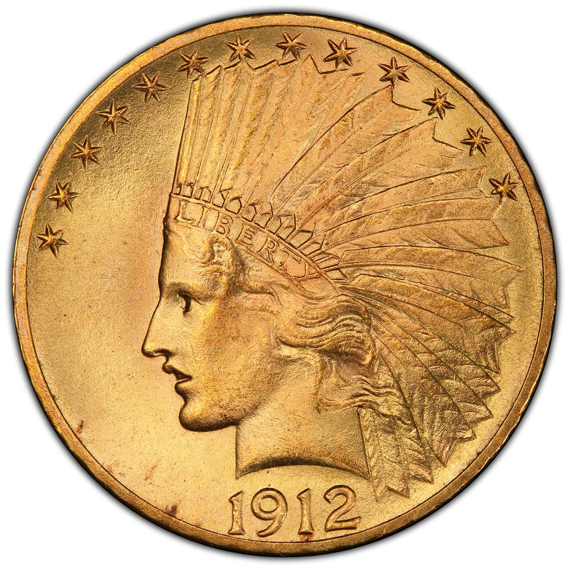 1912-S $10 Indian Gold MS PCGS