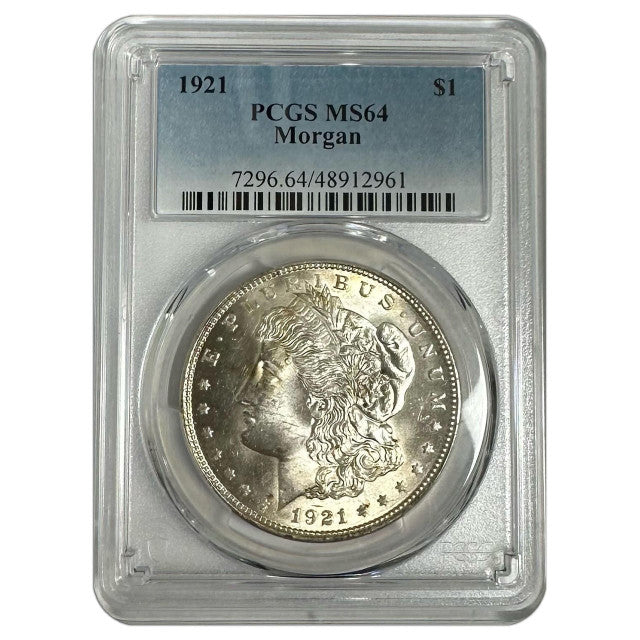 1921 $1 Morgan Silver Dollar PCGS