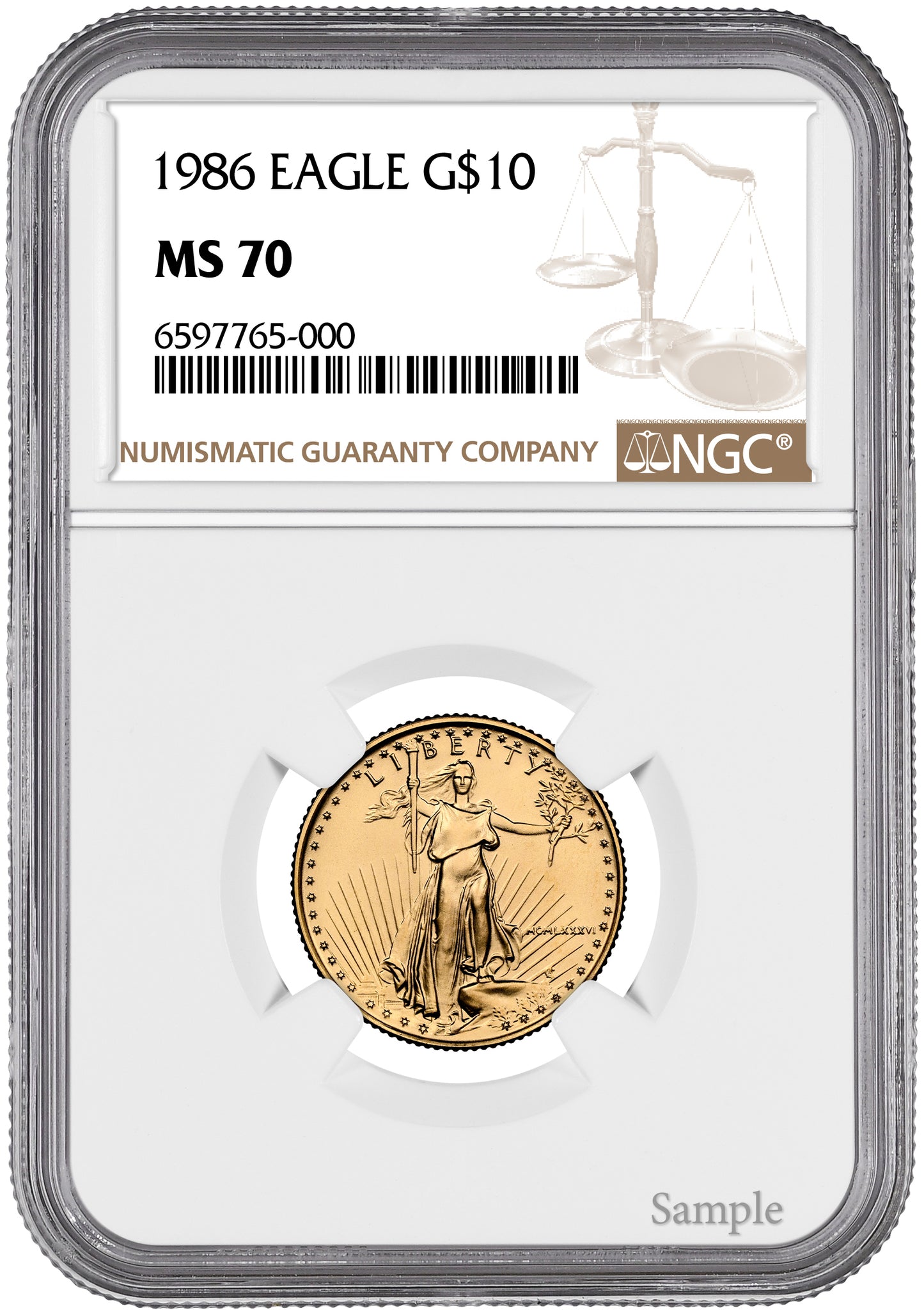 1986 1/4 oz American Gold Eagle