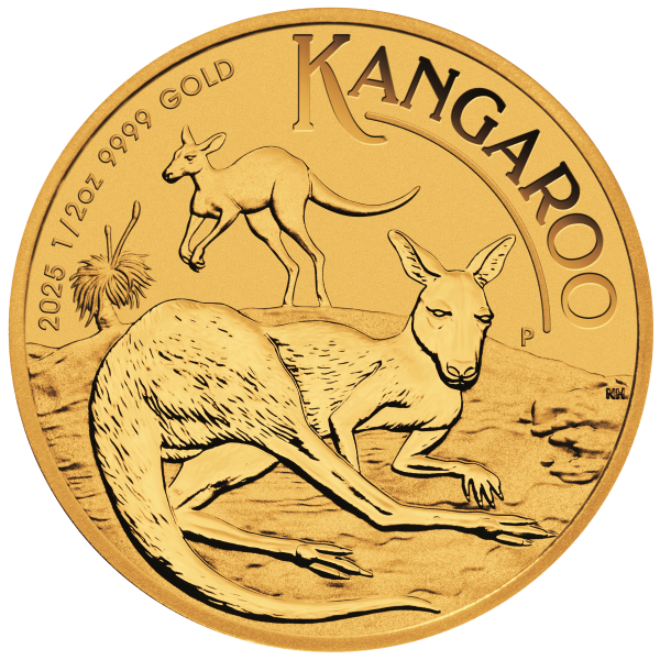 2025 1/2 oz Australian Gold Kangaroo BU