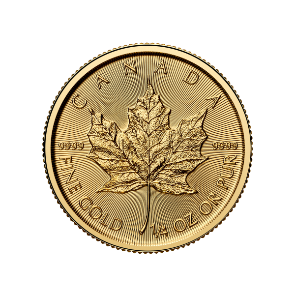 2025 1/4 oz Canadian Gold Maple Leaf BU