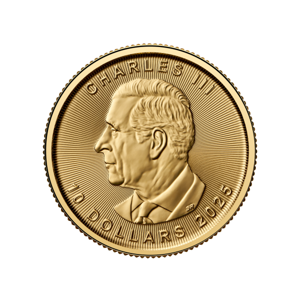 2025 1/4 oz Canadian Gold Maple Leaf BU