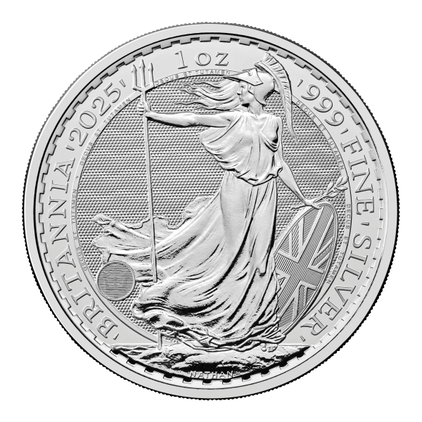 2025 1 oz Great Britain Silver Britannia BU