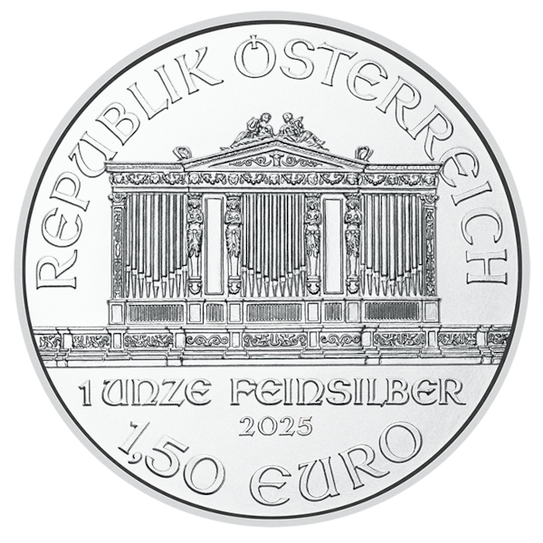 
                  
                    2025 1 oz Austrian Silver Philharmonic BU
                  
                