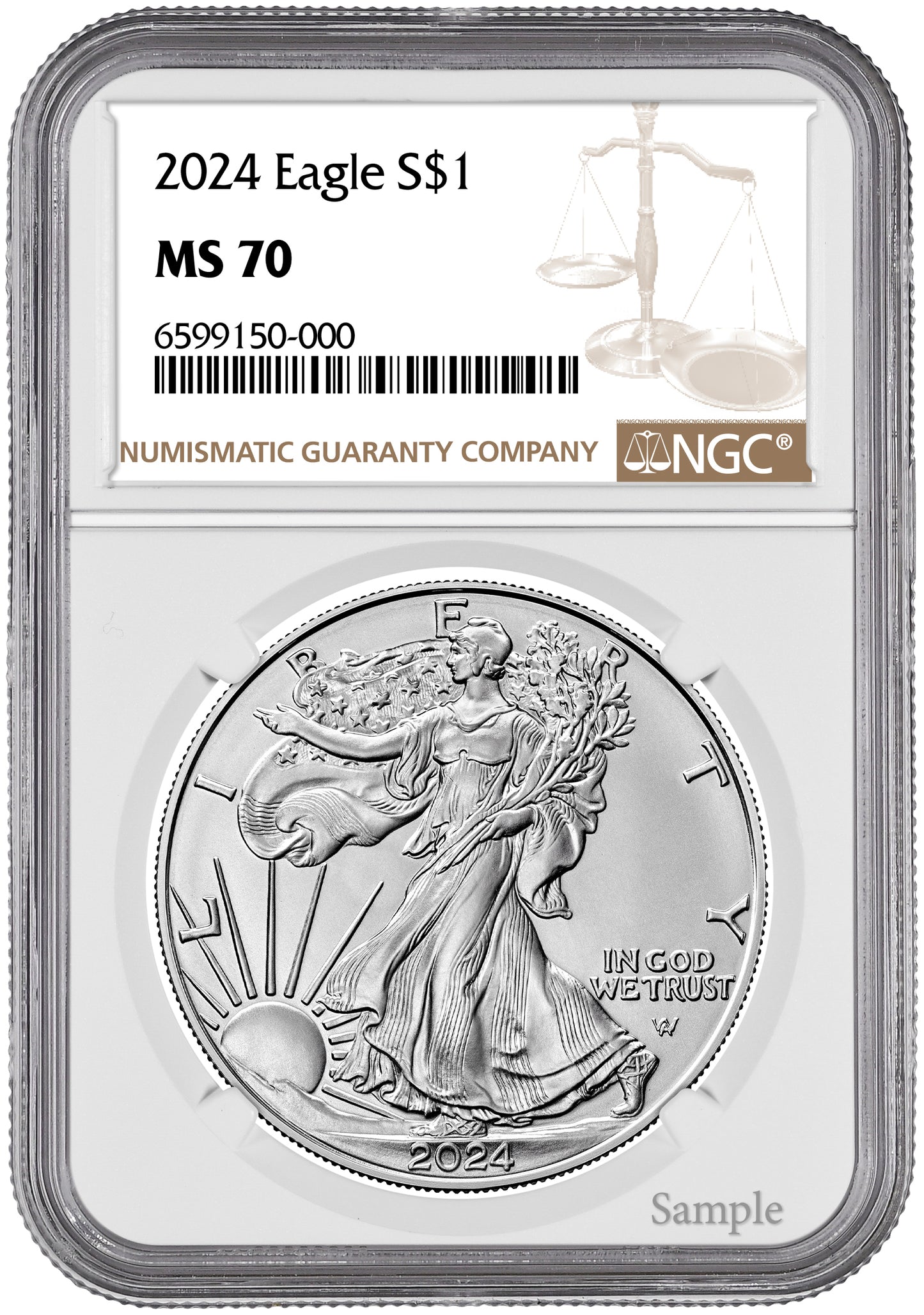2024 1 oz American Silver Eagle NGC