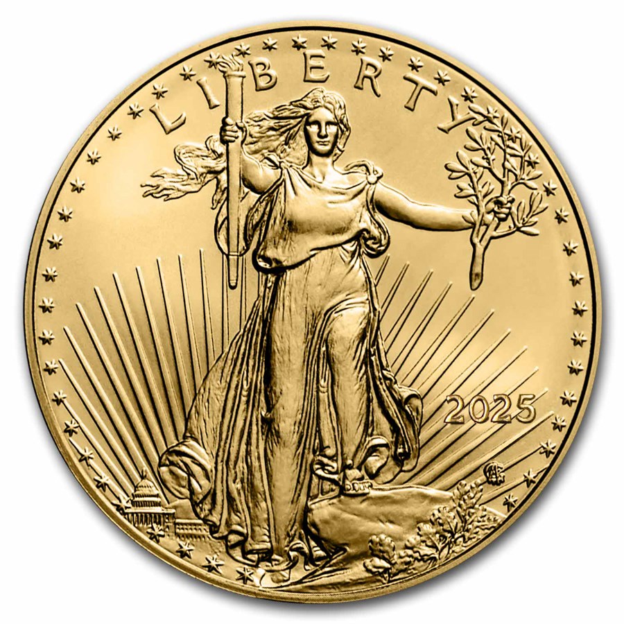 2025 1/10 oz American Gold Eagle BU