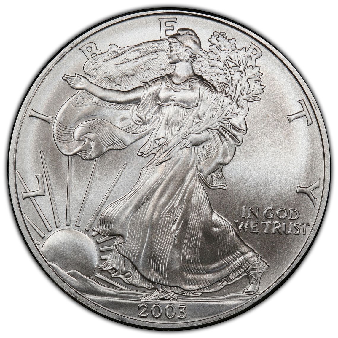 2003 1 oz American Silver Eagle NGC