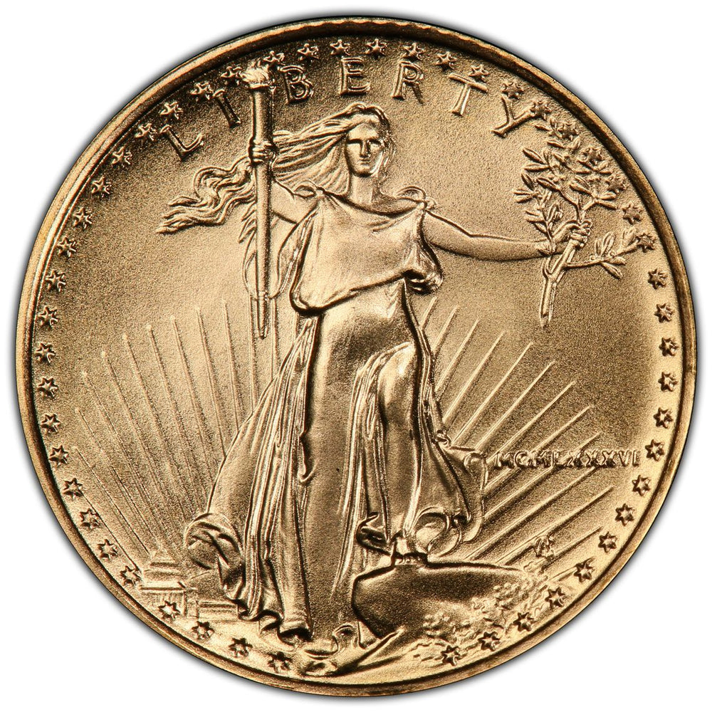 
                  
                    1986 1/10 oz American Gold Eagle
                  
                