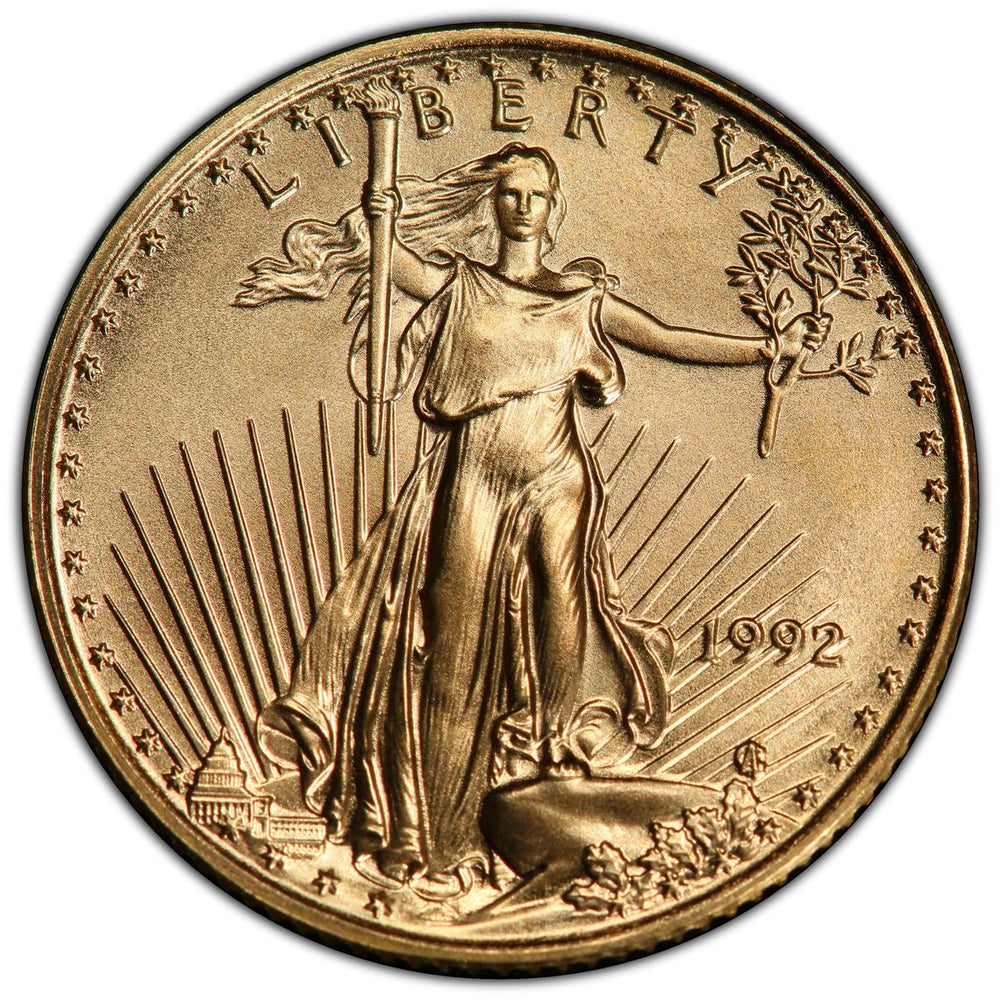 
                  
                    1992 1/10 oz American Gold Eagle
                  
                