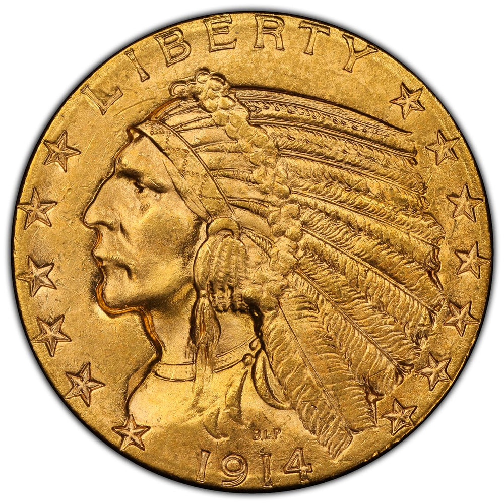 
                  
                    1914-D $5 Indian Gold MS PCGS
                  
                