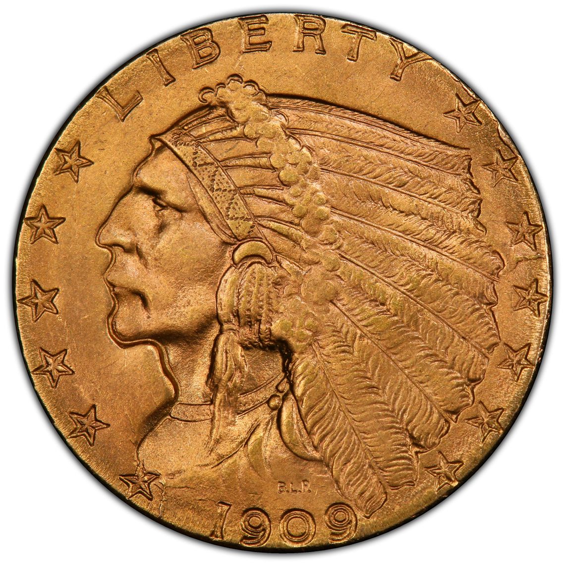 1909 $2.50 Indian Gold MS PCGS