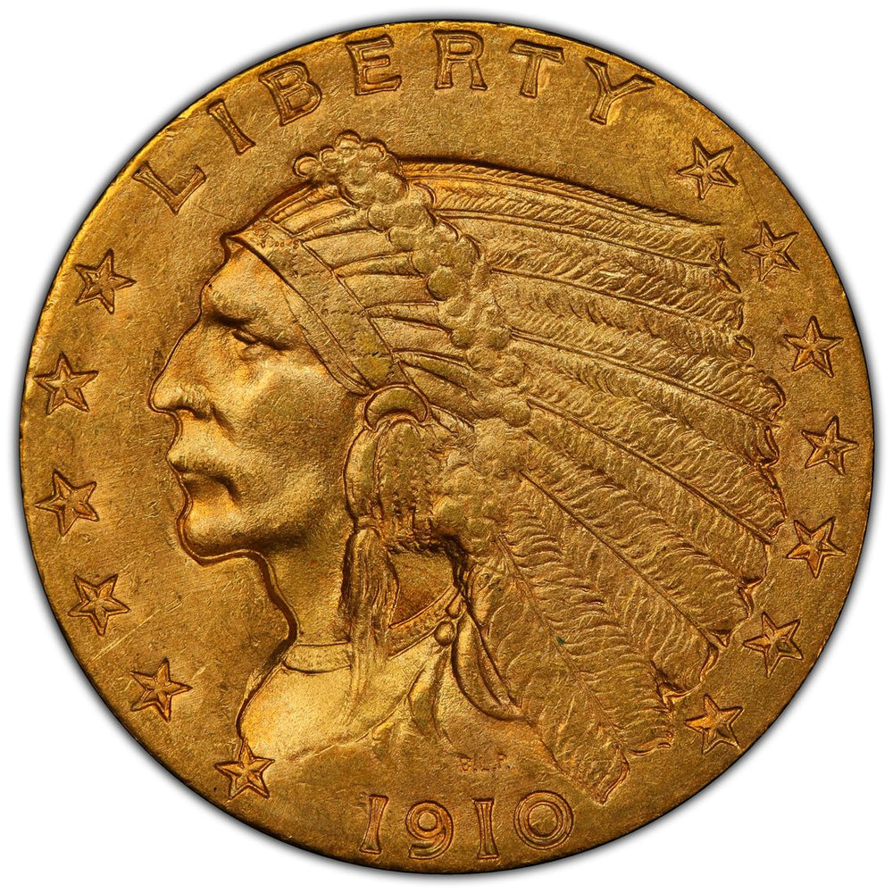 
                  
                    1910 $2.50 Indian Gold MS PCGS
                  
                