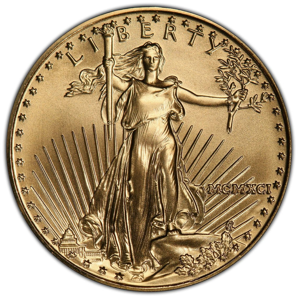 
                  
                    1991 1/2 oz American Gold Eagle
                  
                