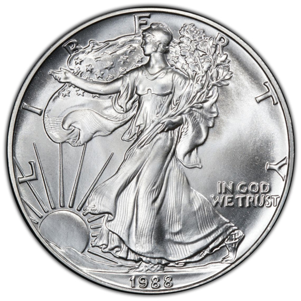 
                  
                    1988 1 oz American Silver Eagle
                  
                