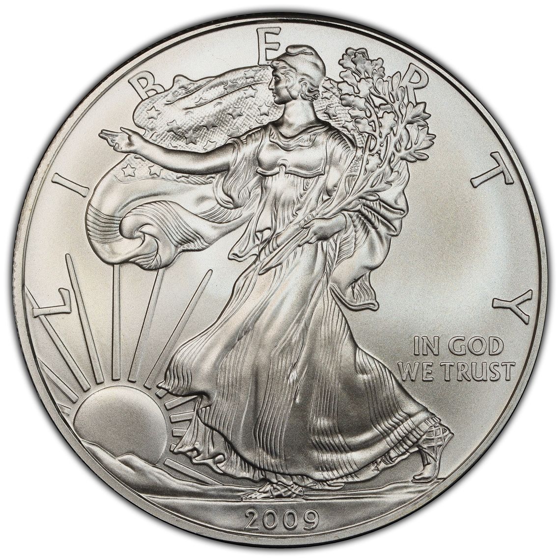 2009 1 oz American Silver Eagle NGC