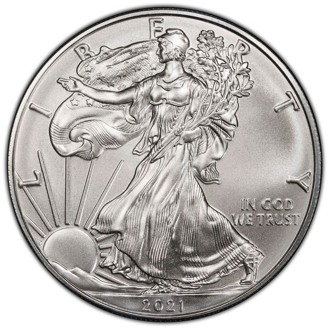 2021 1 oz American Silver Eagle NGC