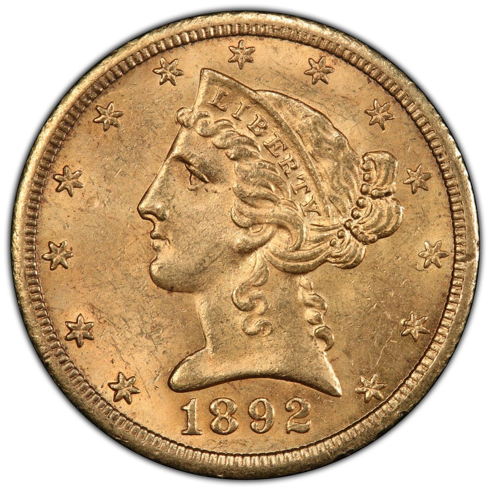 
                  
                    1892-CC $5 Liberty Gold PCGS
                  
                