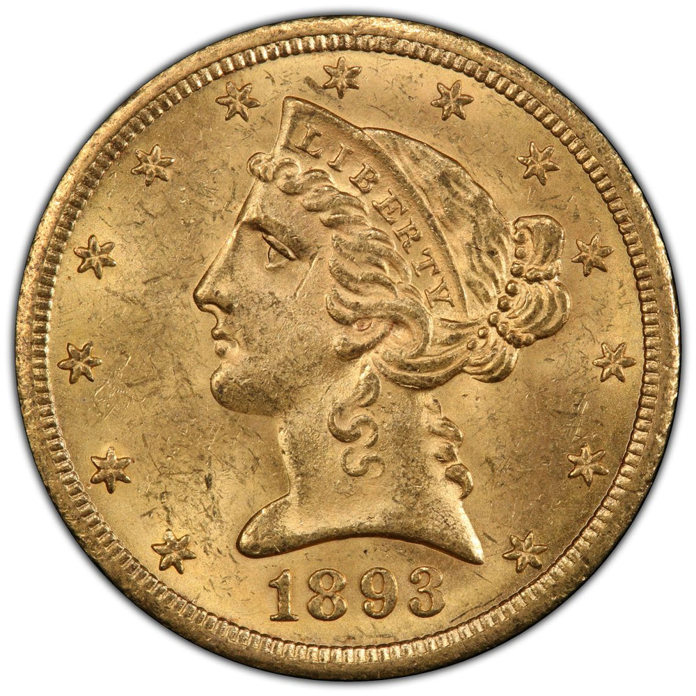 
                  
                    1893-CC $5 Liberty Gold PCGS
                  
                