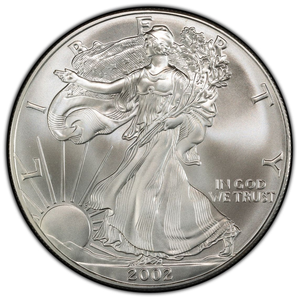 
                  
                    2002 1 oz American Silver Eagle NGC
                  
                