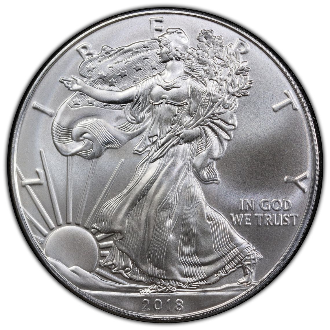 2018 1 oz American Silver Eagle NGC