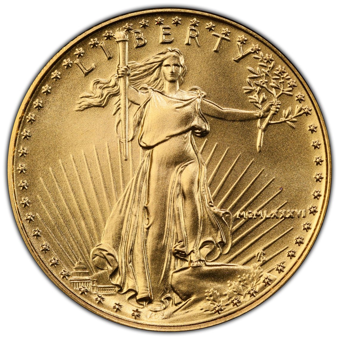 1986 1/4 oz American Gold Eagle