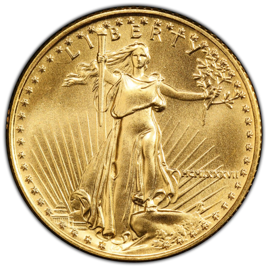 1987 1/4 oz American Gold Eagle