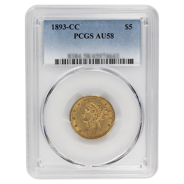 
                  
                    1893-CC $5 Liberty Gold PCGS
                  
                