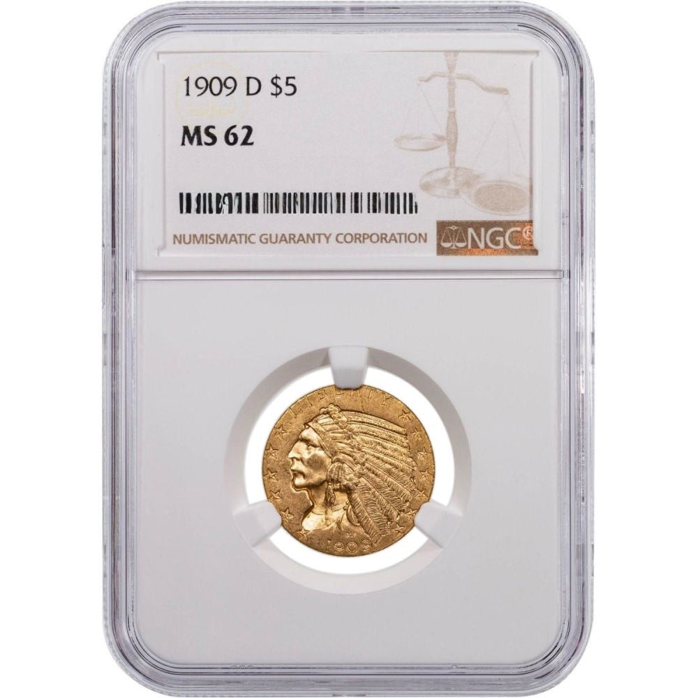 $5 Indian Gold (Random Year)