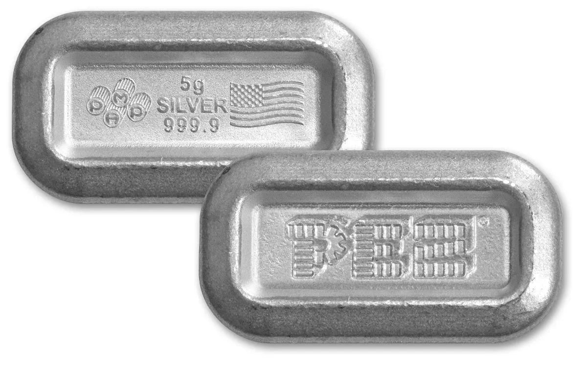 2024 PAMP 5-gm Silver PEZ® Wafers Reverse Proof 6-pc Set