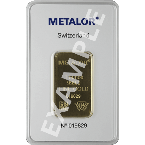 1 oz Gold Bar (Our choice of Design)