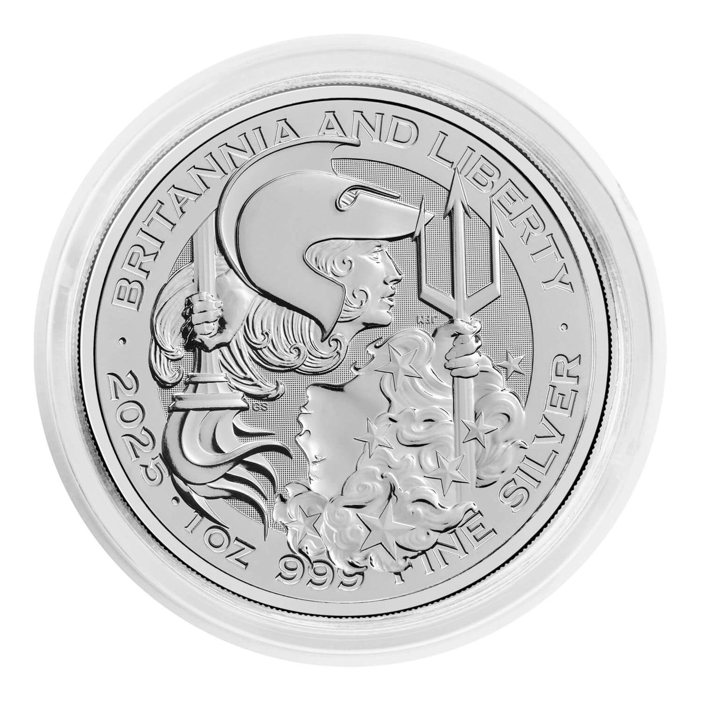 2025 1 oz Great Britain Silver Britannia and Liberty