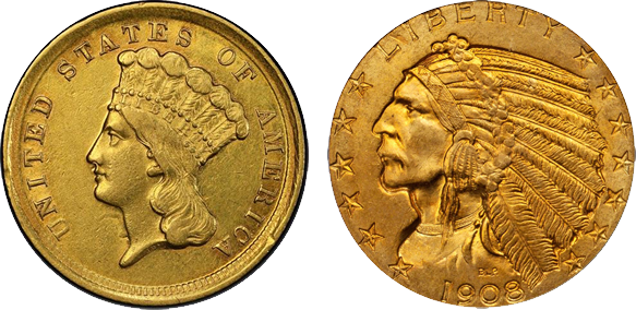 Indian Head Gold Coins