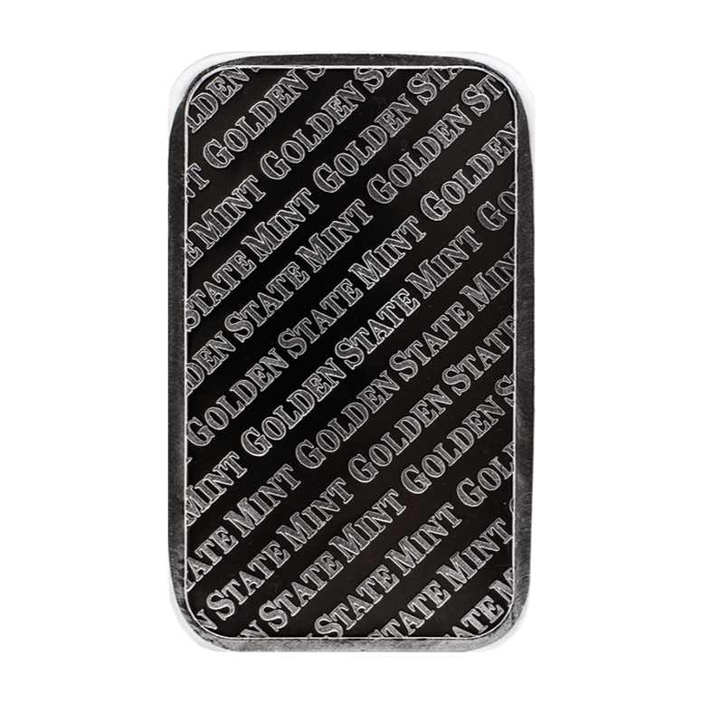 
                  
                    5 oz Golden State Mint Silver Bar
                  
                