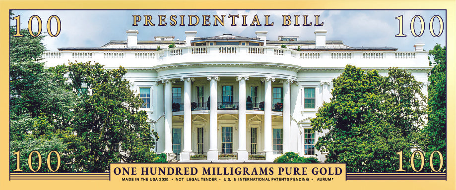 
                  
                    Donald Trump Gold Presidential Bill
                  
                