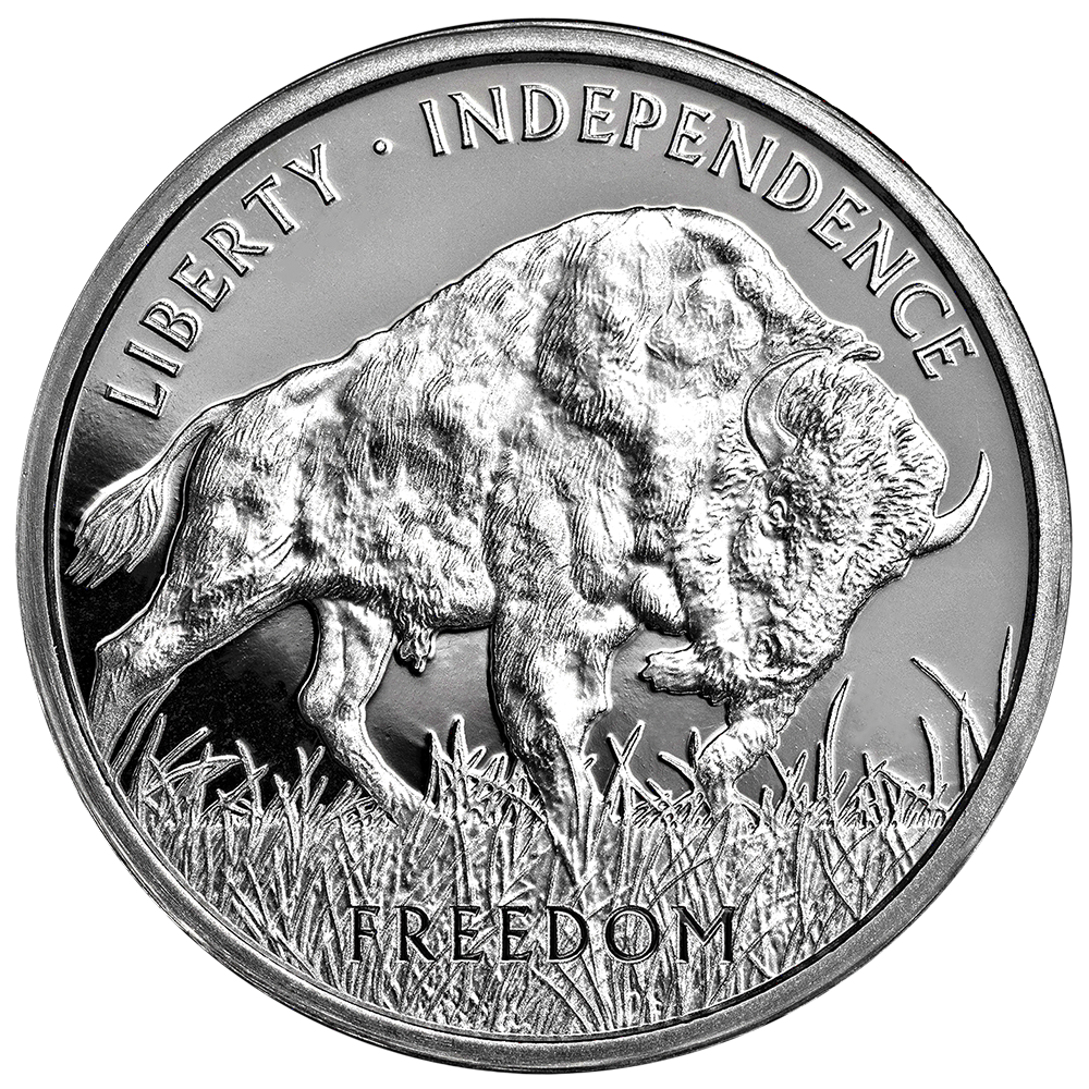 1 oz Silver PAMP Buffalo Round