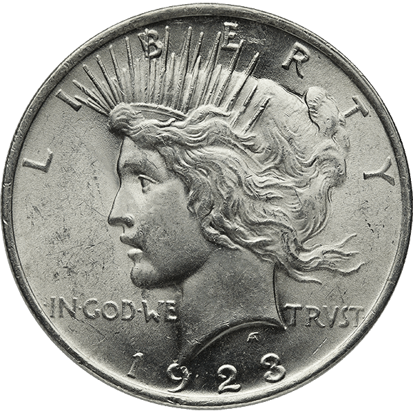 Peace Silver Dollar Coin (Dates Our Choice) BU